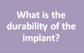 Durability of Hybrid Implants