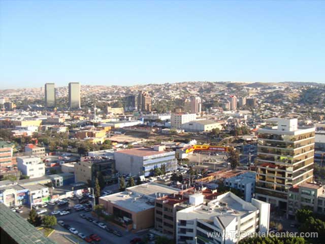 View of Tijuana City, Mexico